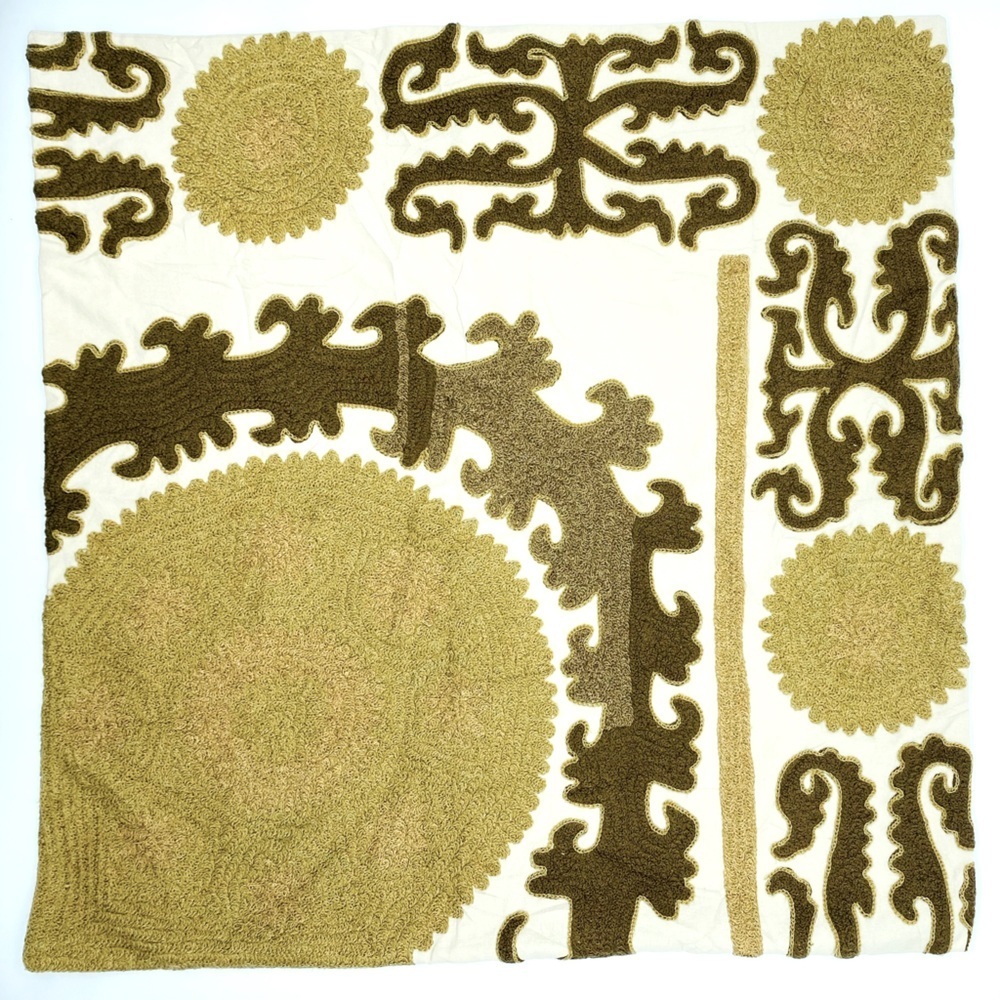 Pottery Barn Suzani Embroidered Pillow Cover (26 x 26”)